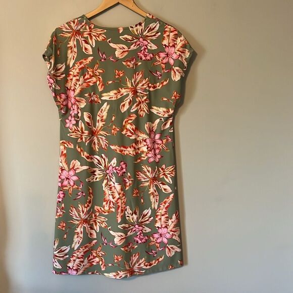 Soft Surroundings Floral Swim Dress Coverup Tropical Size Medium - Picture 7 of 13